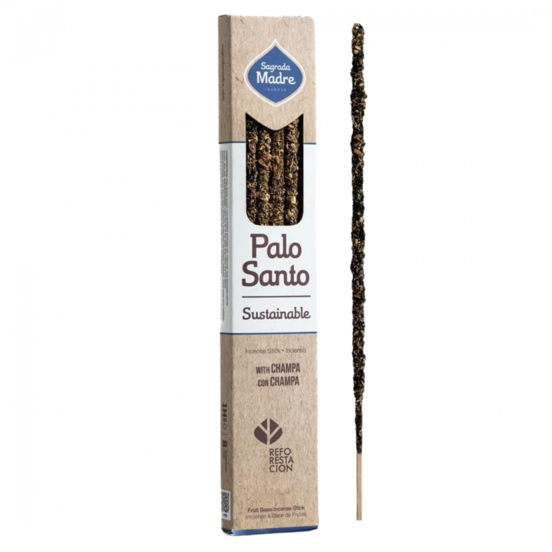 Incenso palo santo con champa sagrada madre - 8 sticks