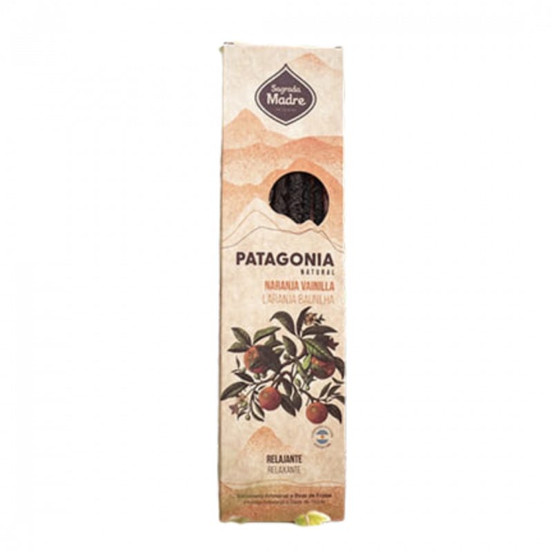 Incenso patagonia arancio e vaniglia sagrada madre - 6 sticks