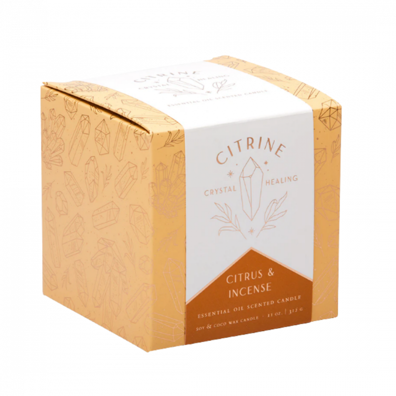 Candela crystal healing citrino
