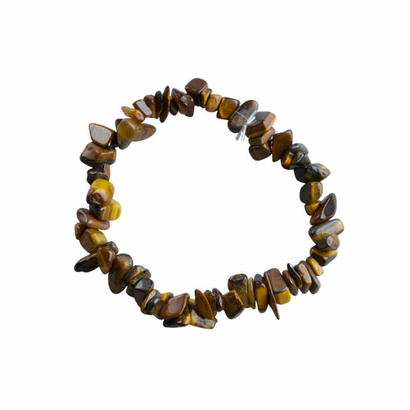 Bracciale scheggia occhio di tigre in pietra dura