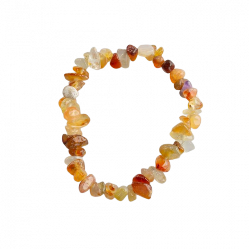 Bracciale scheggia corniola in pietra dura