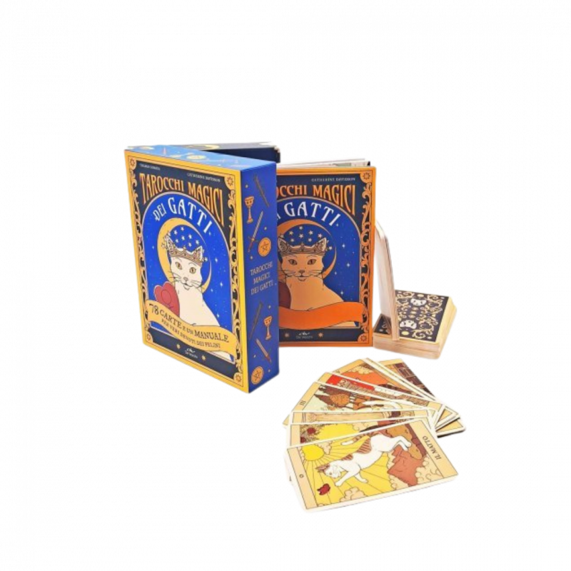 Tarocchi magici dei gatti. 78 carte e un manuale per veri devoti dei felini