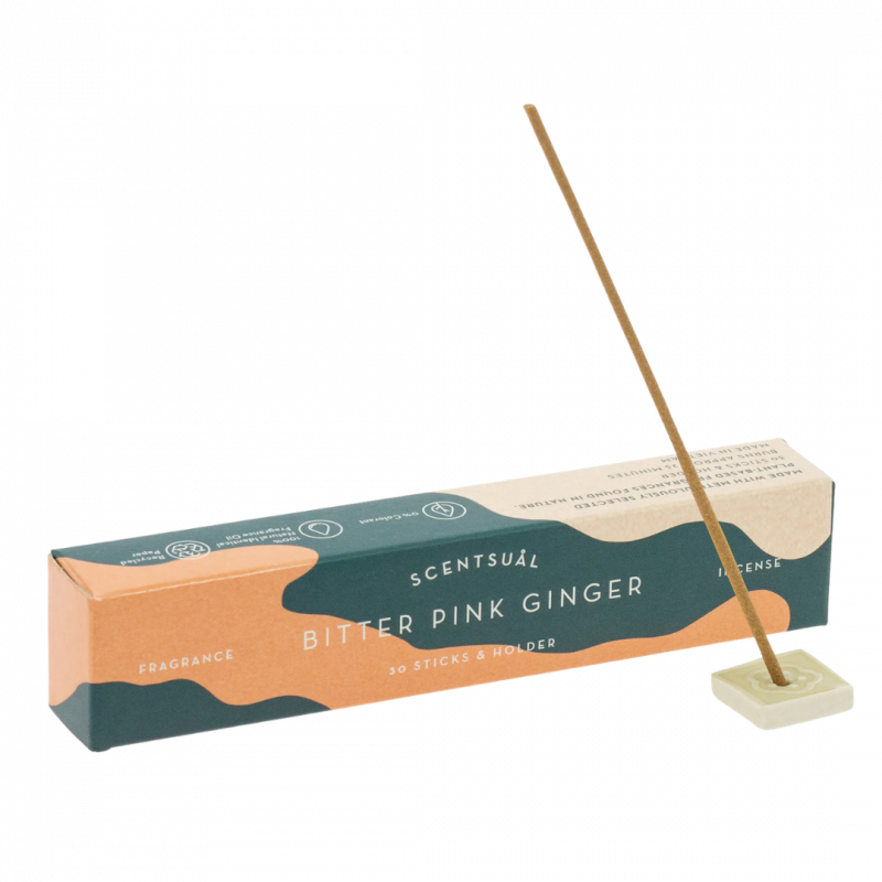 Incenso giapponese scentsual zenzero rosa 30 sticks - 11 gr