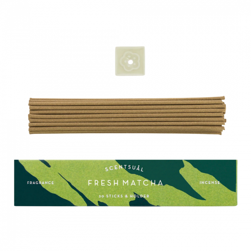 Incenso giapponese scentsual matcha fresco 30 sticks - 11 gr