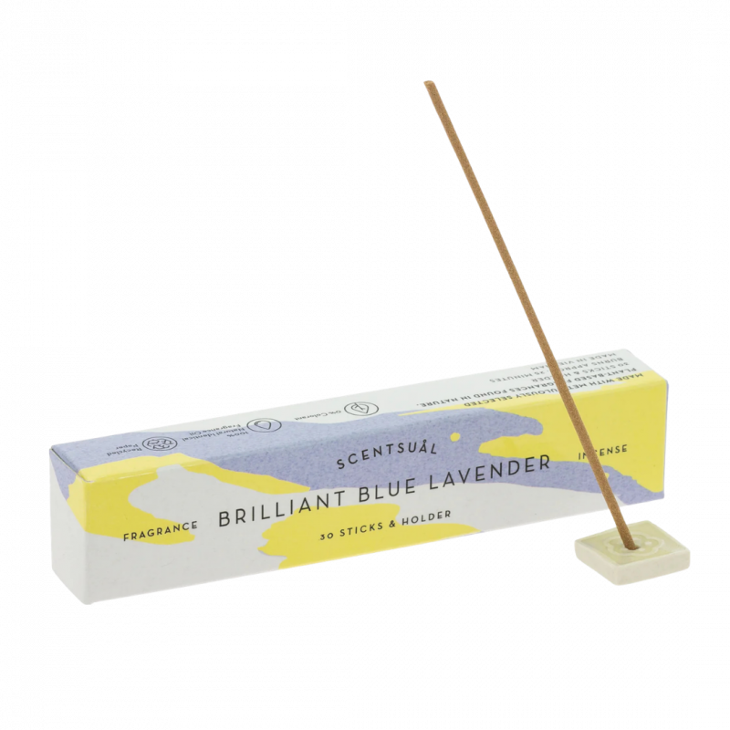 Incenso giapponese scentsual lavanda blu 30 sticks - 11 gr