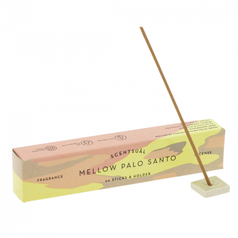 Incenso giapponese scentsual palo santo 30 stics - 11 gr