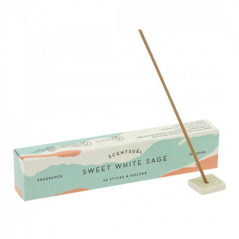 Incenso giapponese scentsual salvia bianca 30 sticks - 11 gr