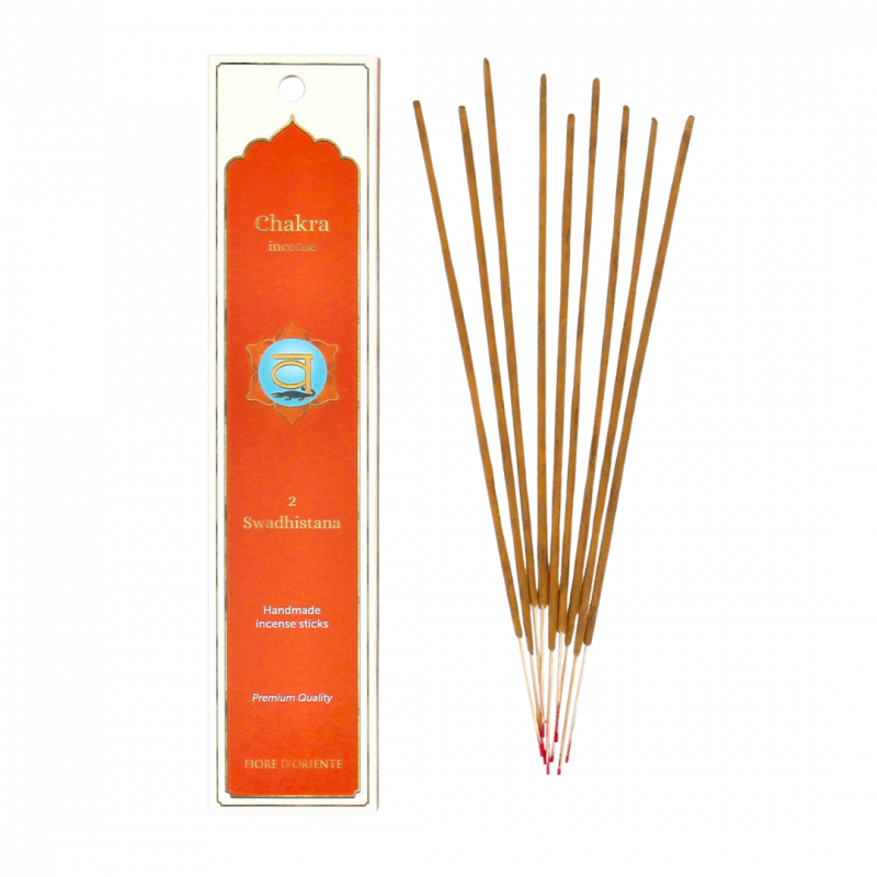 Incenso fiore d'oriente swadhistana 2 chakra - 10 sticks