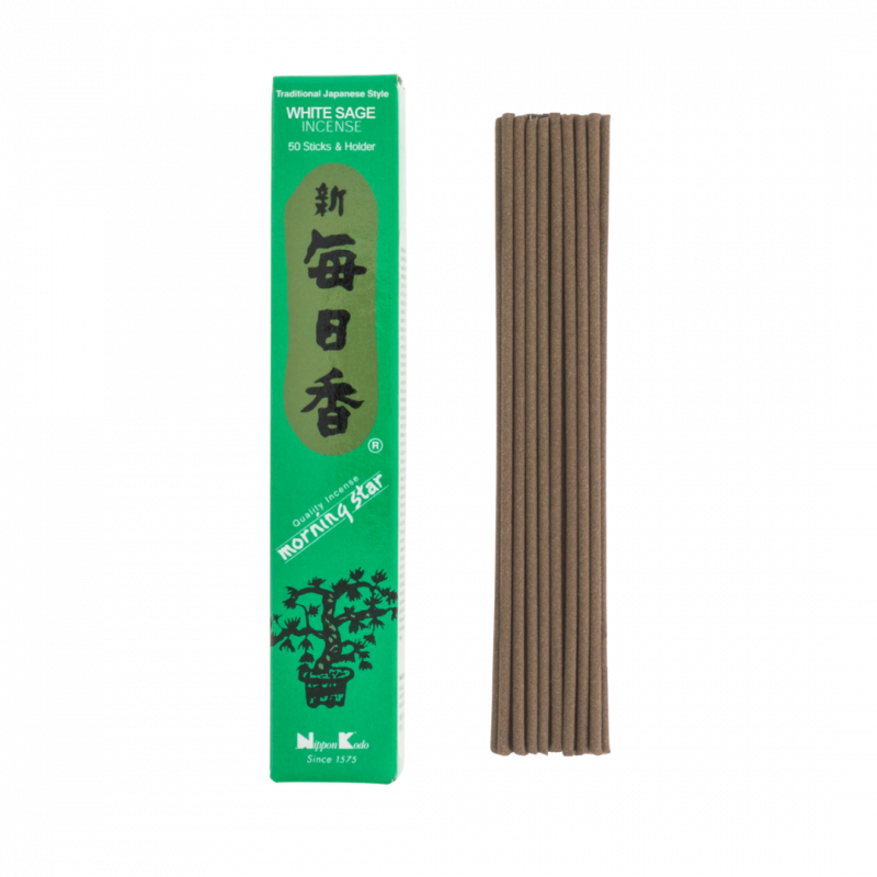 Incenso giapponese morning star salvia 50 sticks - 20 gr
