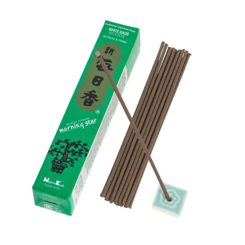 Incenso giapponese morning star salvia 50 sticks - 20 gr