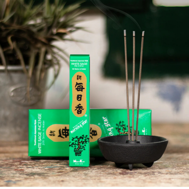 Incenso giapponese morning star salvia 50 sticks - 20 gr