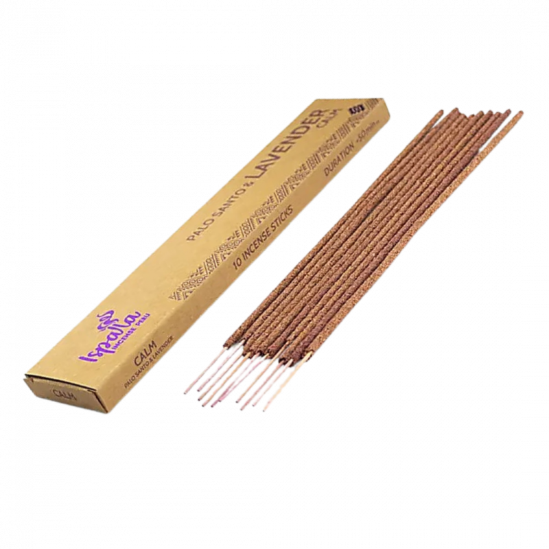 Incenso ispalla palo santo e lavanda 10 sticks 50 min - 15 gr