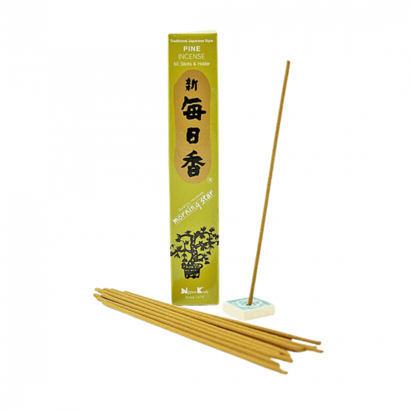 Incenso giapponese morning star pino 50 sticks - 20 gr