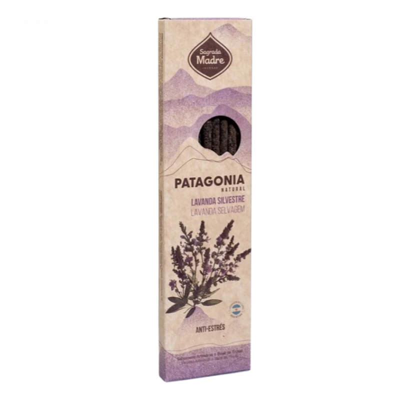 Incenso patagonia lavanda silvestre sagrada madre - 6 sticks