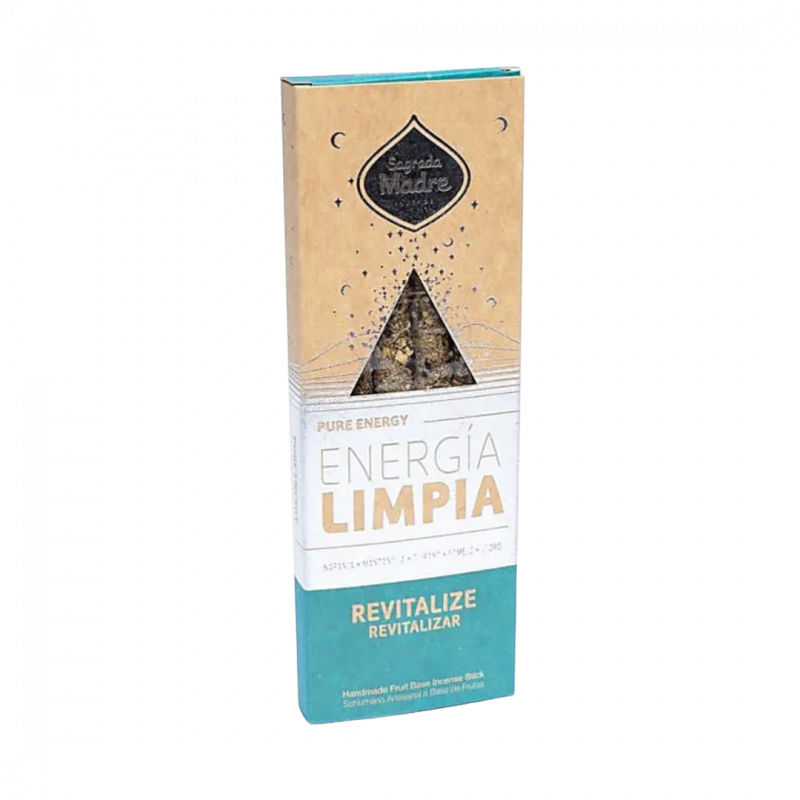 Incenso energia pura rivitalizzare sagrada madre 4 sticks - 22 gr