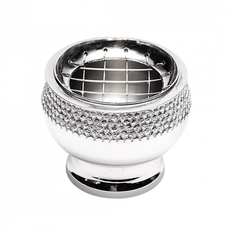 Bruciatore in ottone nichelato - 6 cm