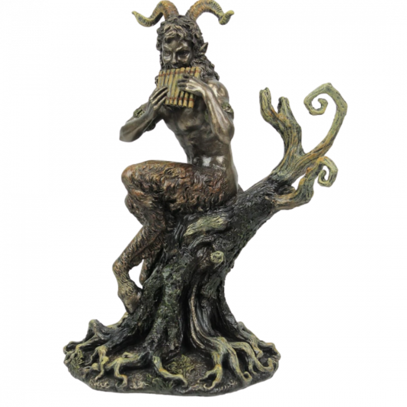 Statua pan bronzata veronese - 24 cm
