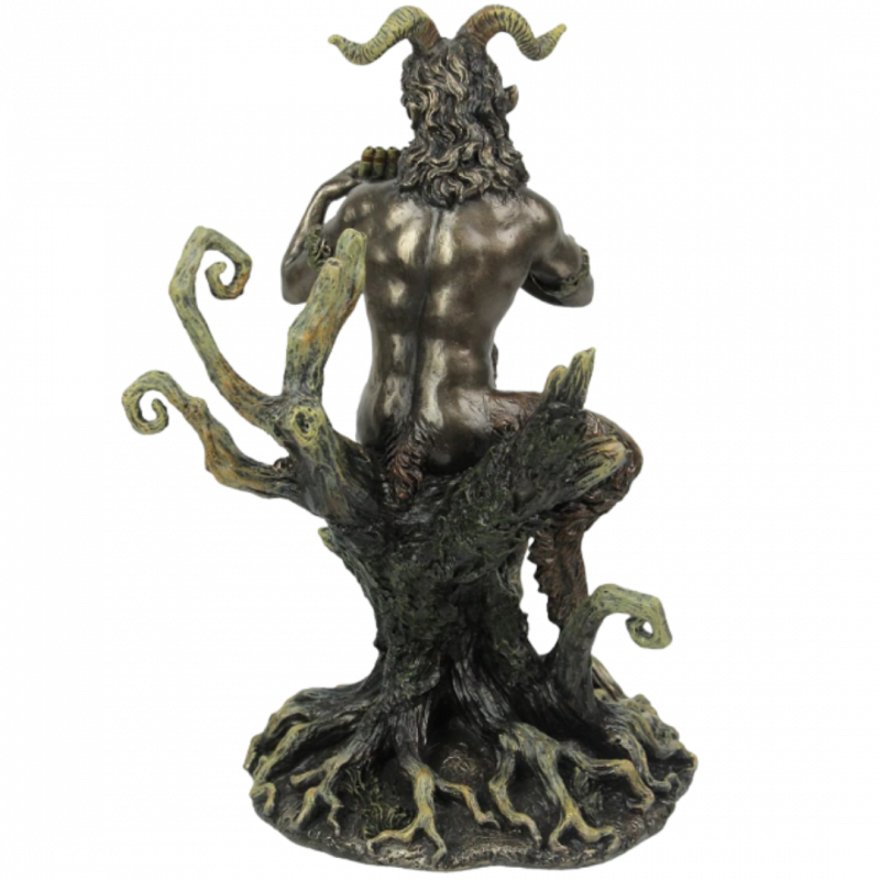 Statua pan bronzata veronese - 24 cm
