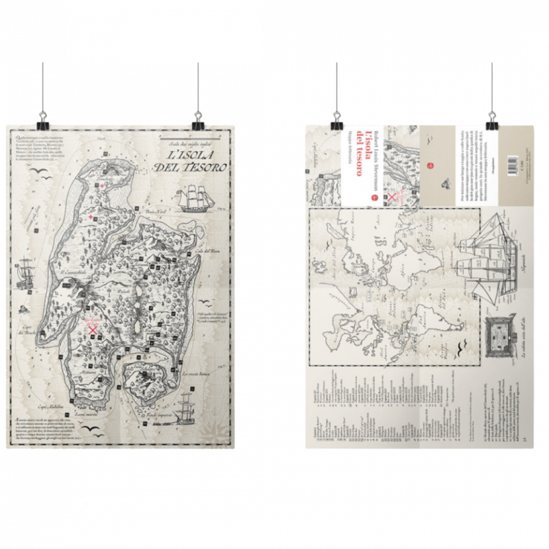 Isola del tesoro. mappa letteraria (edizioni disponibili solo per le librerie fi