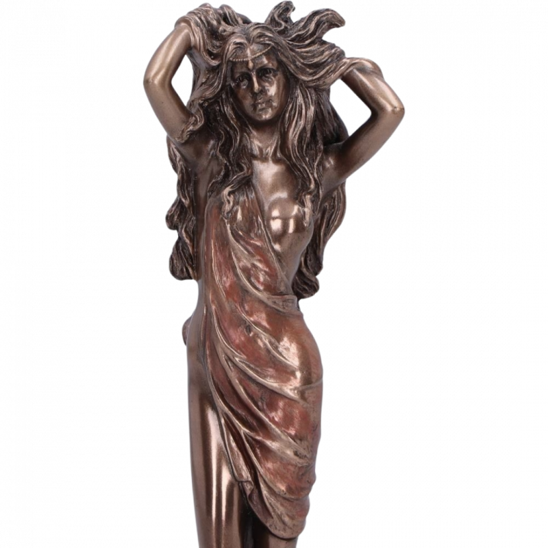 Statua afrodite dea dell'amore bronzata - 15 cm