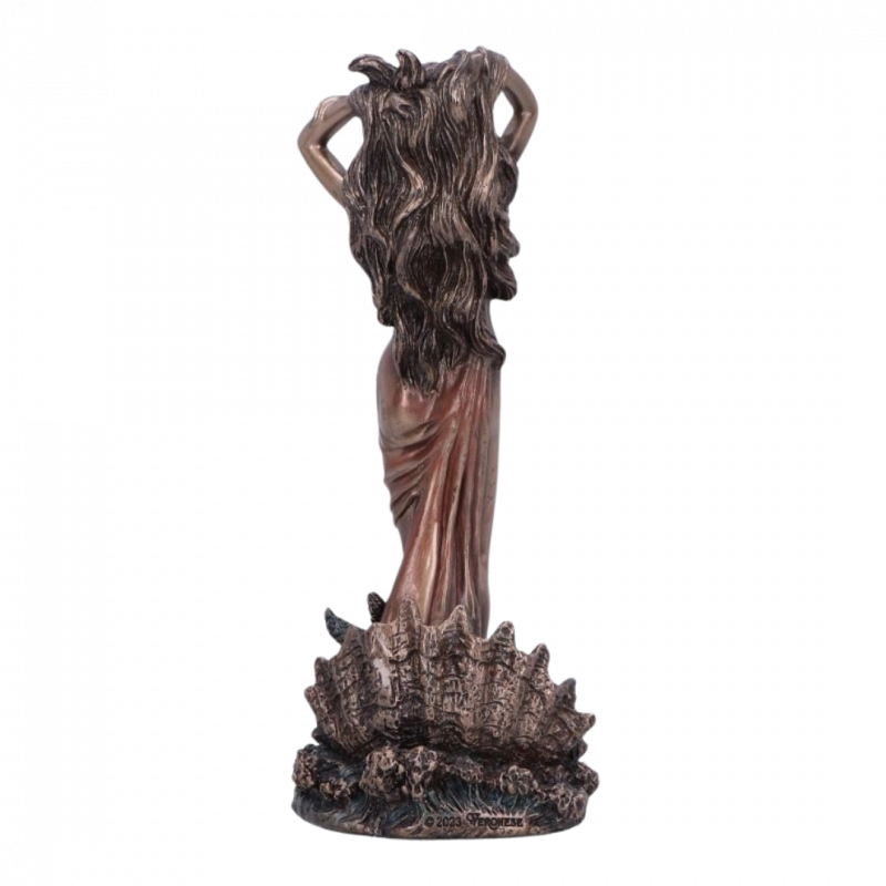 Statua afrodite dea dell'amore bronzata - 15 cm