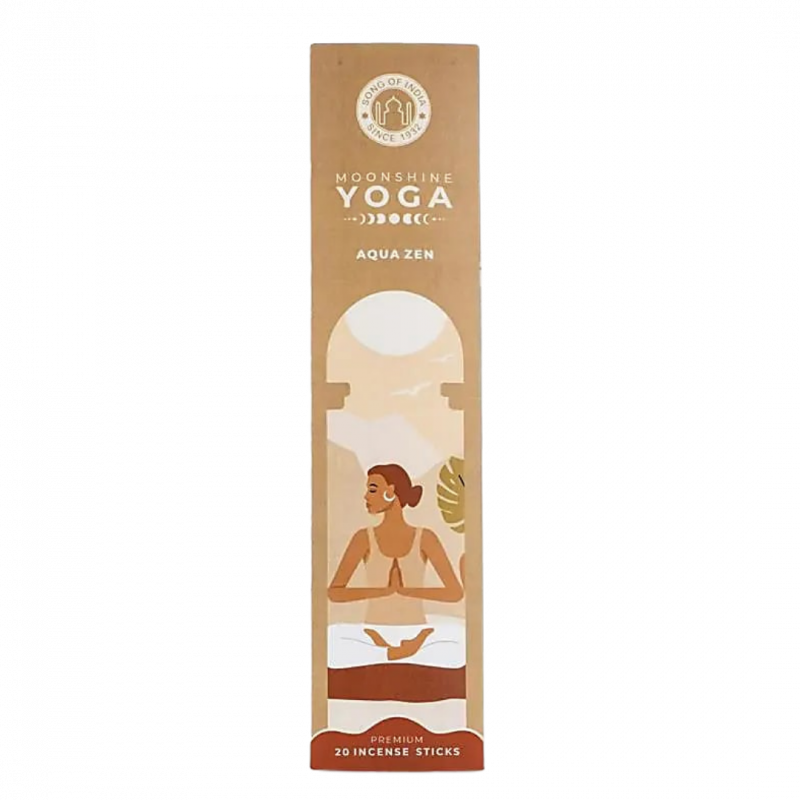 Incenso moonshine yoga aqua zen 20 sticks - 22 gr