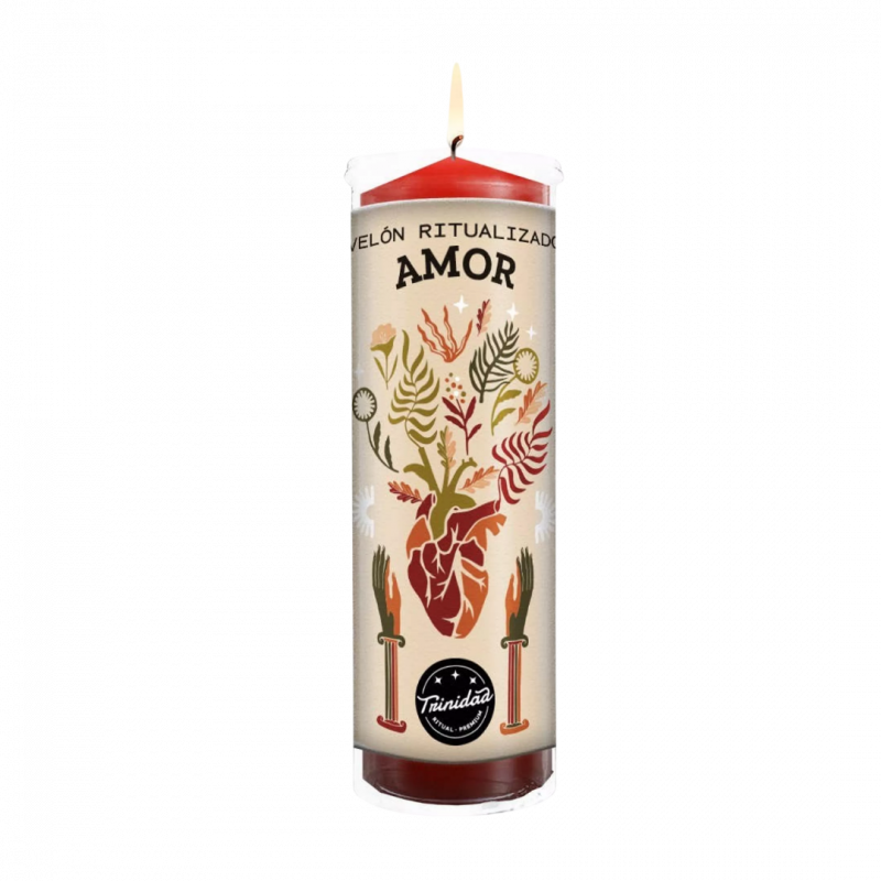 Velon rituale amore in cera di soia con preghiera - 290 gr.