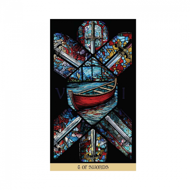 Stained glass tarot