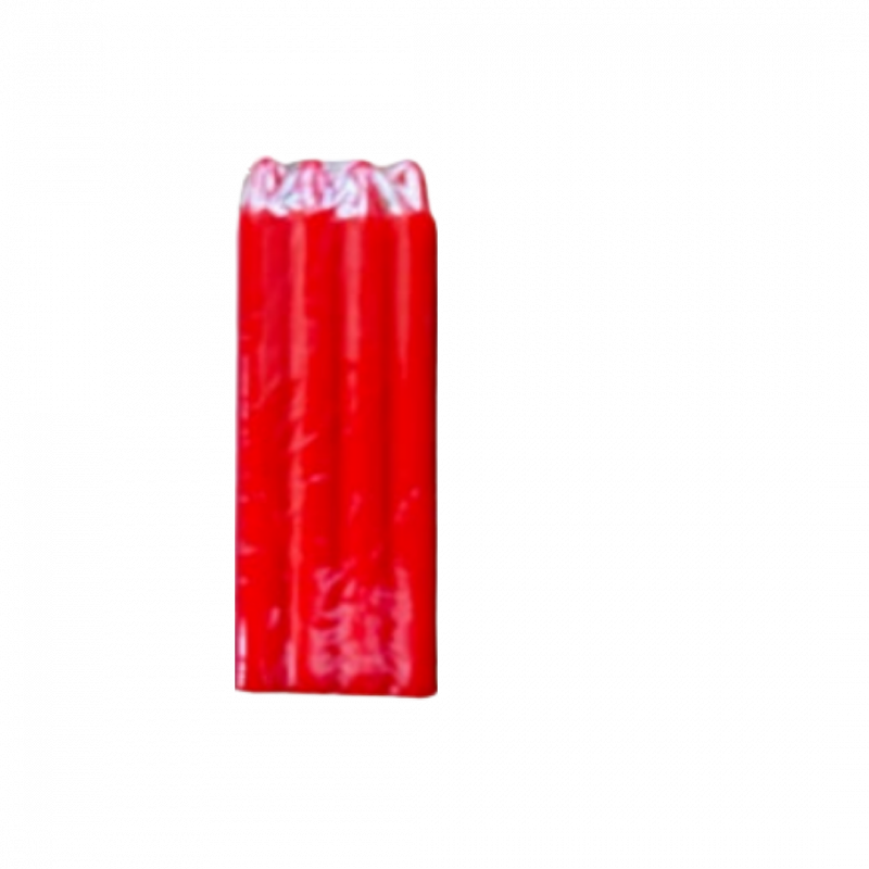Set candele rituali rosse 4 pz - 12 cm