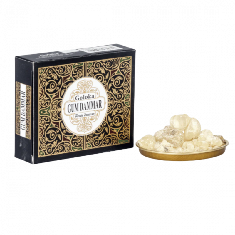 Resina di incenso goloka gum dammar - 50 gr