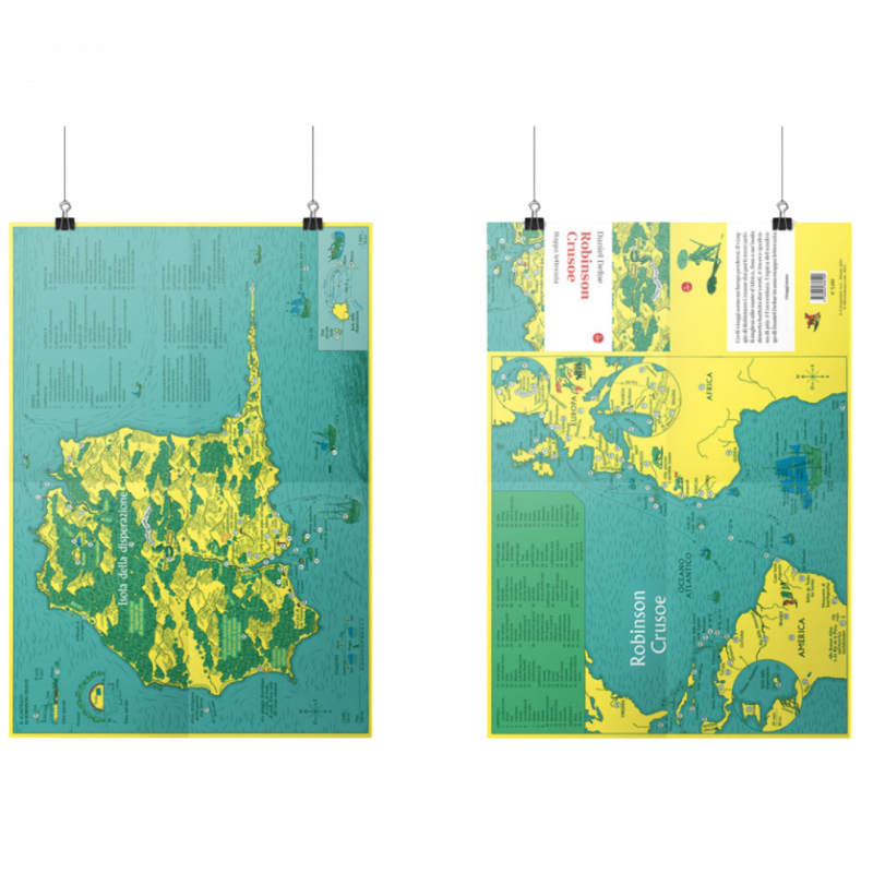 Robinson Crusoe. Mappa letteraria