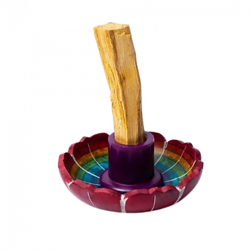 Bruciatore per palo santo a fiore di loto - 10 cm