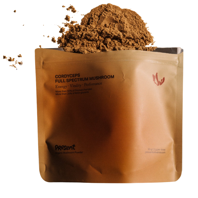 Integratore mushroom cordyceps in polvere present - 60 gr