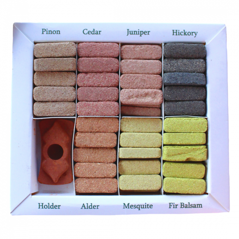 Mattoncini di incenso ishom earthy himalaya assortiti - 70 pz