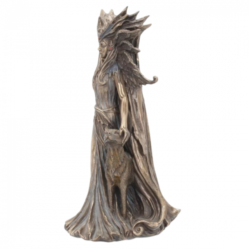 Statua ecate bronzata marc potts art - 32 cm