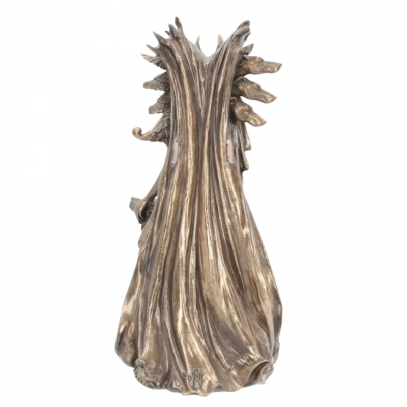 Statua ecate bronzata marc potts art - 32 cm