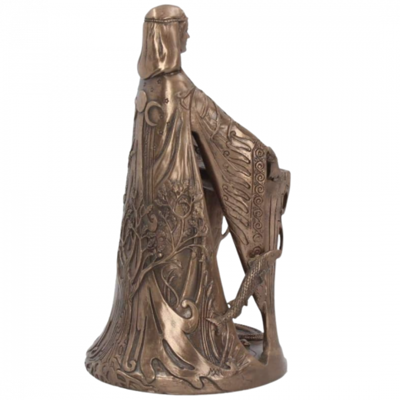 Statua danu madre degli dei bronzata veronese - 29,5 cm