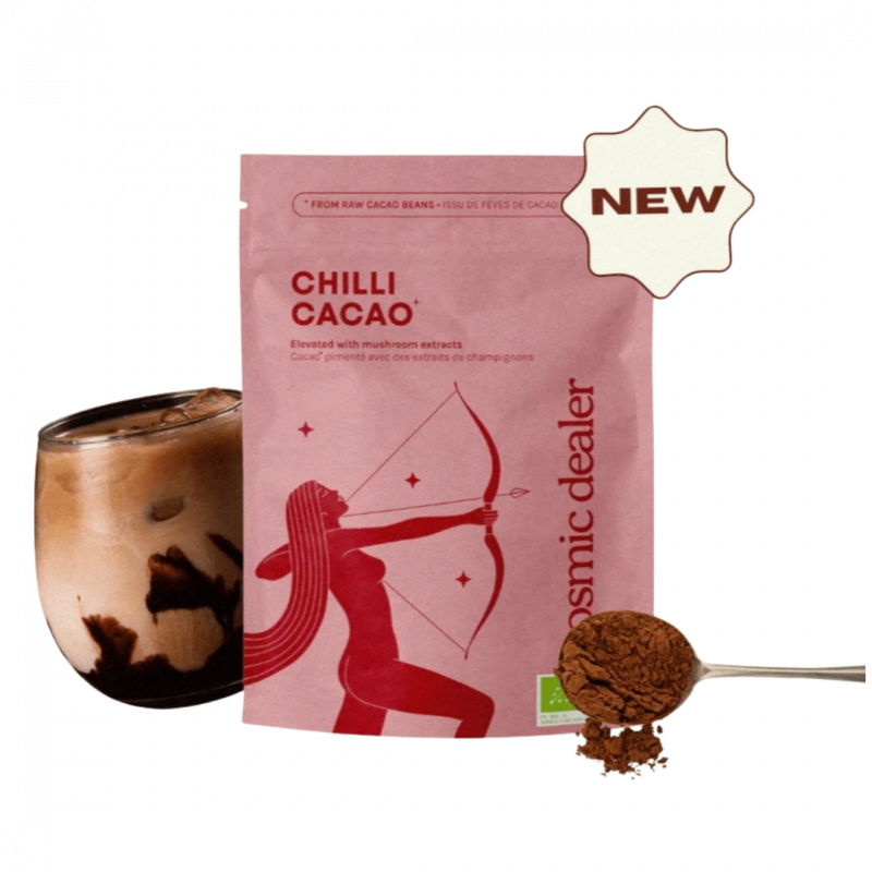 Cioccolata calda cosmic dealer cacao e peperoncino biologico - 120 gr