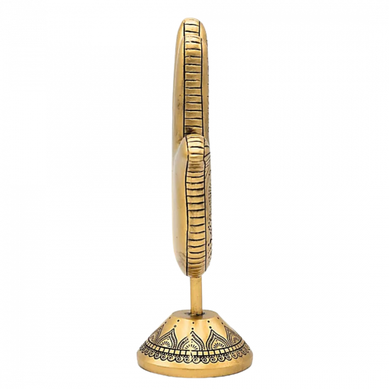 Statua mano di fatima color oro in poliresina - 14x7x23 cm