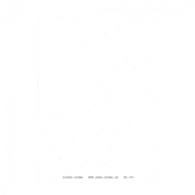 Postcard anna cosma affidati alla magia dei nuovi inizi in cartoncino - 15 cm