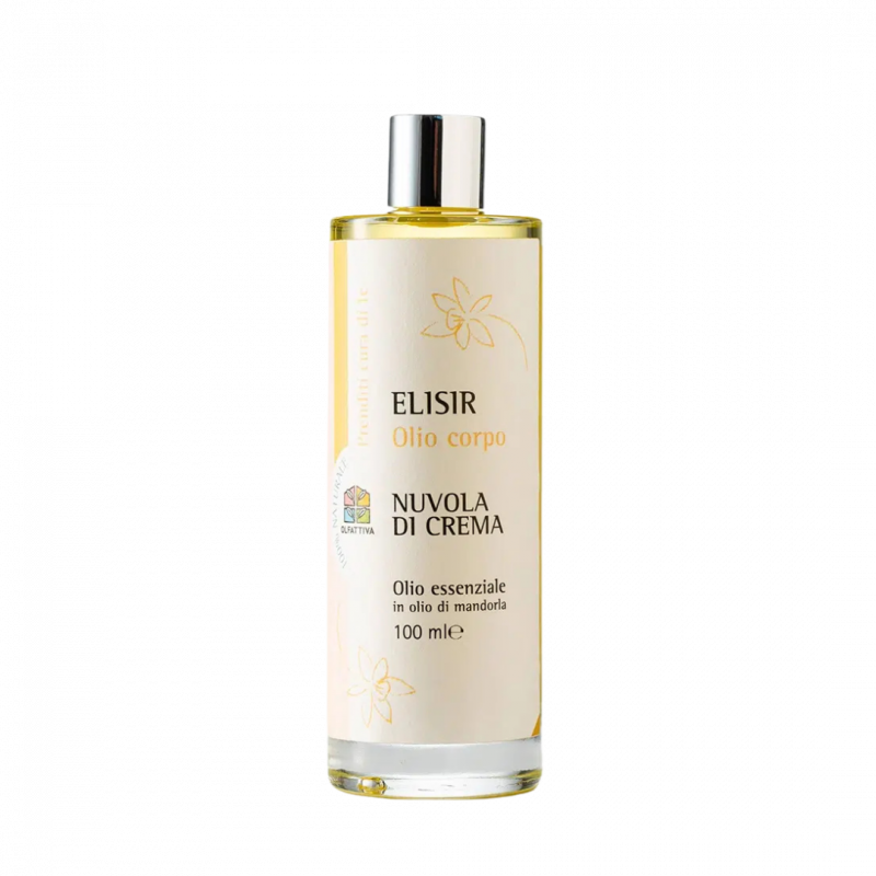 Elisir nuvola di crema olio corpo in olio di mandorla e oli essenziali - 100 ml