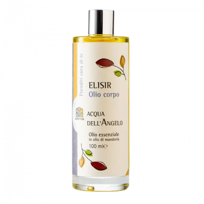 Elisir acqua dell'angelo olio corpo in olio di mandorla e oli essenziali -100 ml