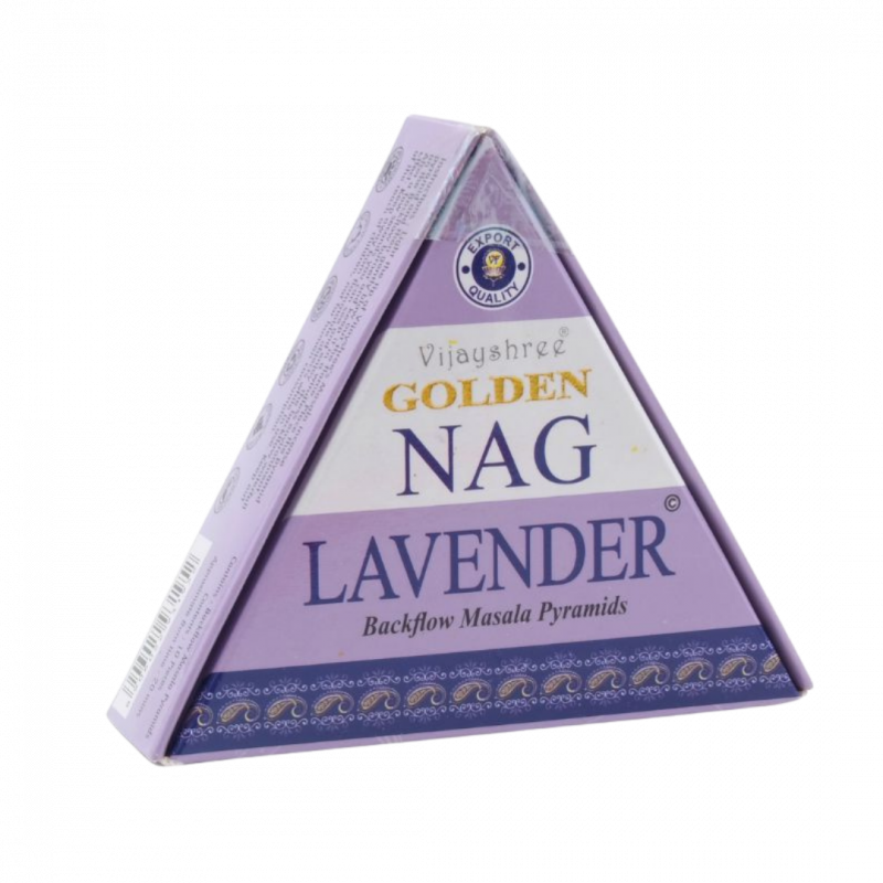 Coni di incenso backflow golden nag lavanda - 10 pz