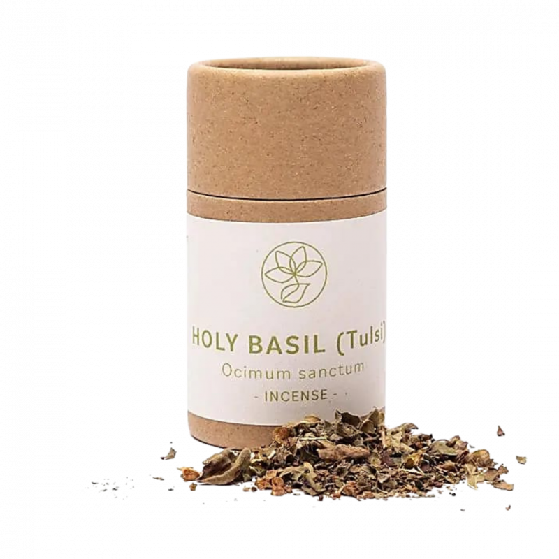 Erbe flora perpetua foglie di basilico sacro (tulsi) -  4 gr