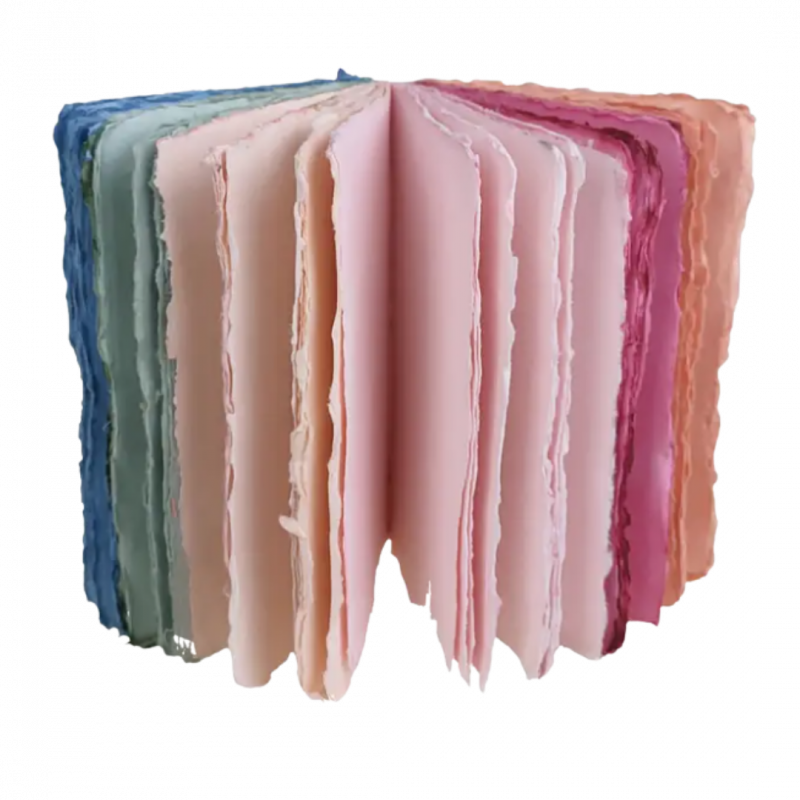 Quaderno multicolore in carta pergamena - a6 10x15 cm