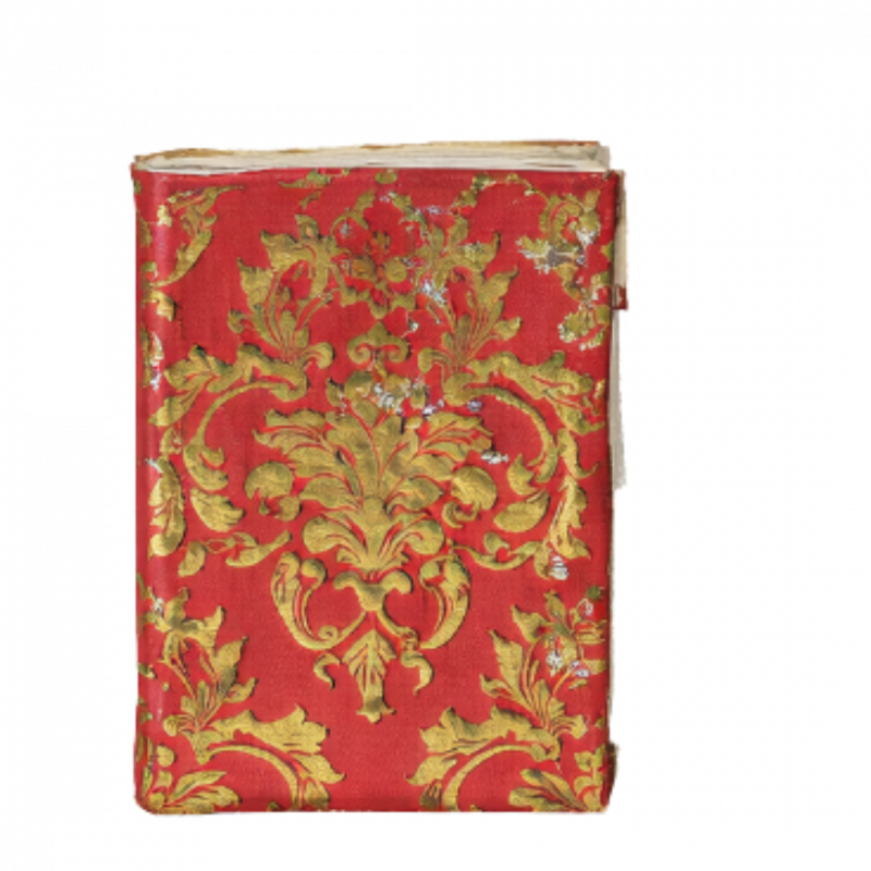 Taccuino mini in carta pergamena rossa - a7 10x7 cm 48p