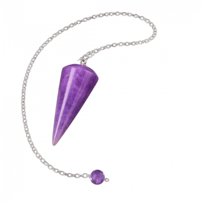 Pendolo cono in ametista