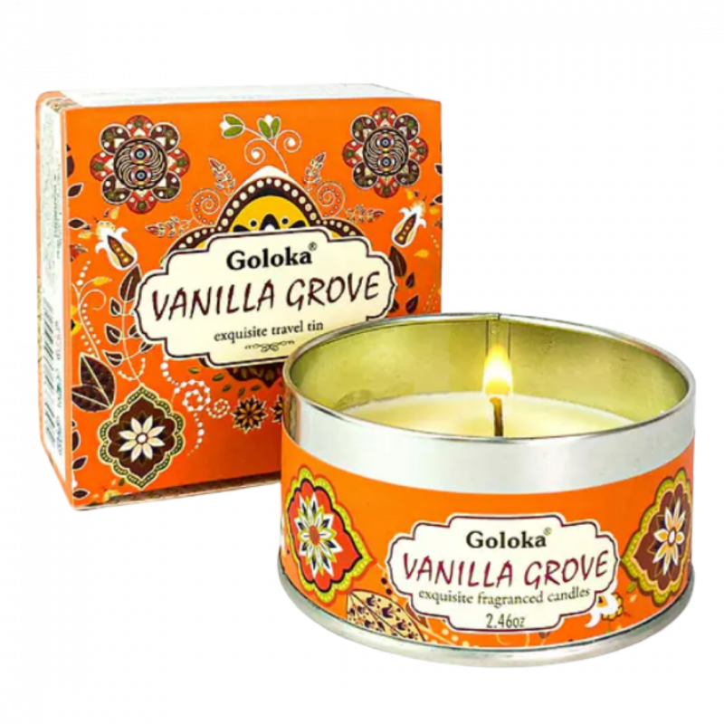 Candela goloka vaniglia in cera di soia - 5 h