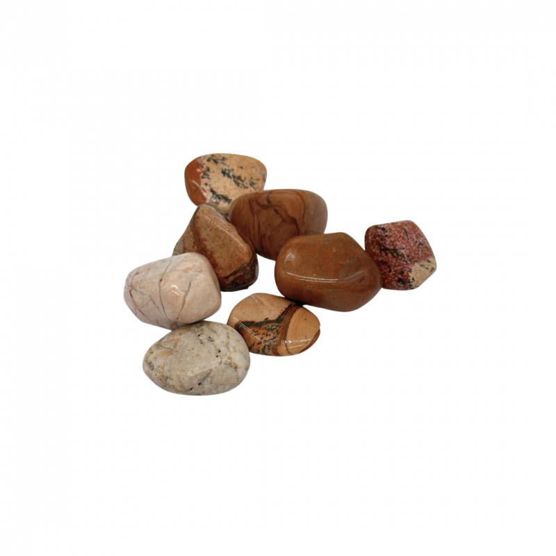 Diaspro paesaggio burattato