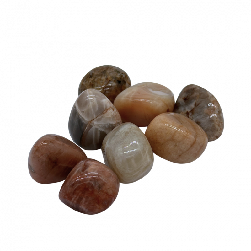 Pietra di luna adularia burattata